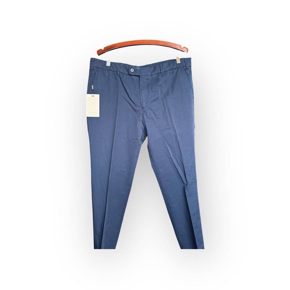 Suitsupply‎ Cotton Linen Blend Porto Luxury Pants Trousers Tessuti Sondrio